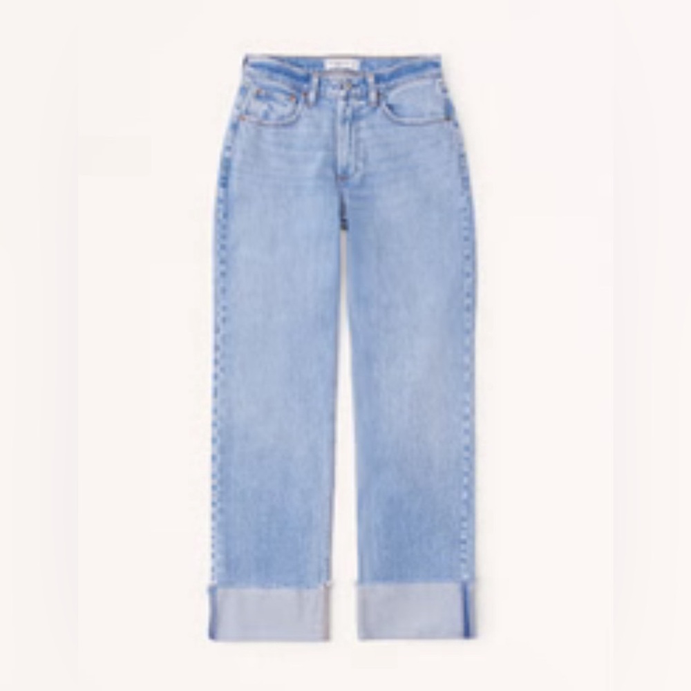 Abercrombie: 90s straight ultra high rise jean